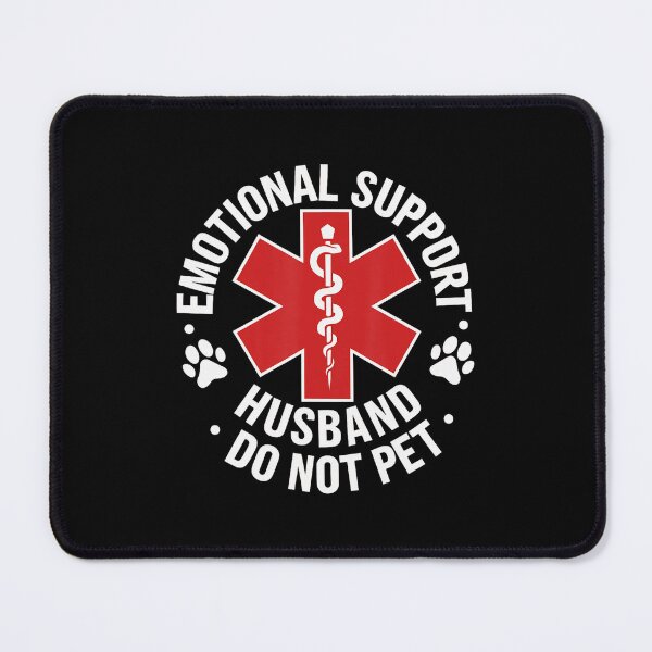 Item preview, Emotional Support Husband Do Not Pet Vintage designed and sold by FantasyFablesC.