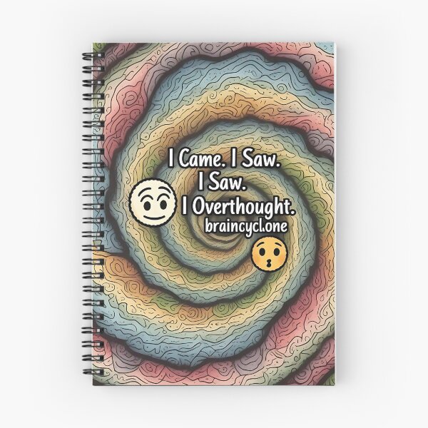 Item preview, I Came. I Saw. I Saw. I Overthought. Brain Cycle,One designed and sold by MofazStyle.