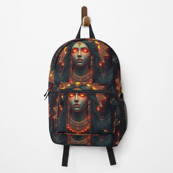 Item preview, Cyberpunk Goddess of Fire - Futuristic Illuminated Supernatural Being  designed and sold by Creativity Meets Healing.