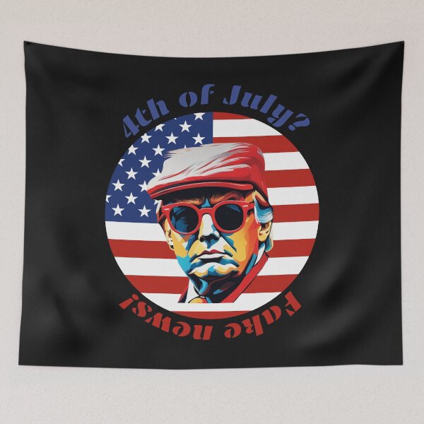 Item preview, 4th of July? Fake news! designed and sold by adamlach88.