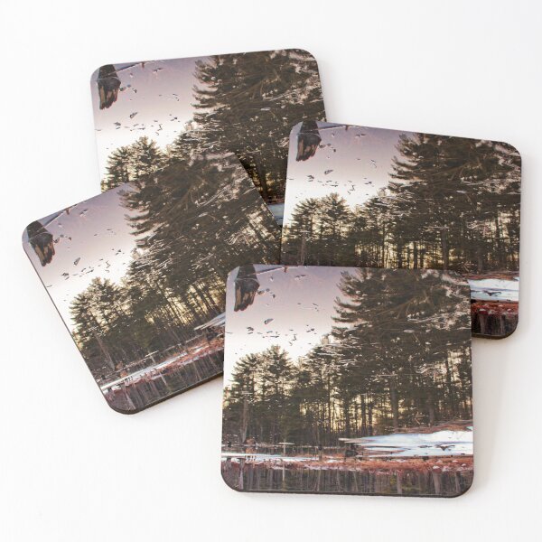 Item preview, reflection of trees designed and sold by The Artful Finch.