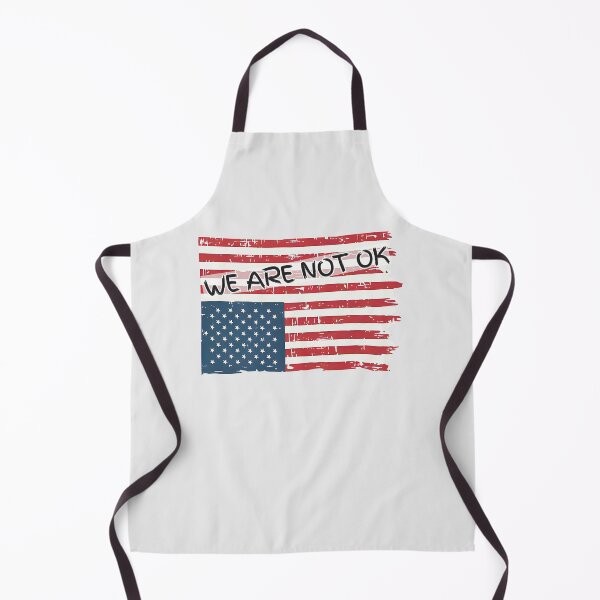 Item preview, We Are Not Okay American Flag Upside Down designed and sold by HowToCanadian.