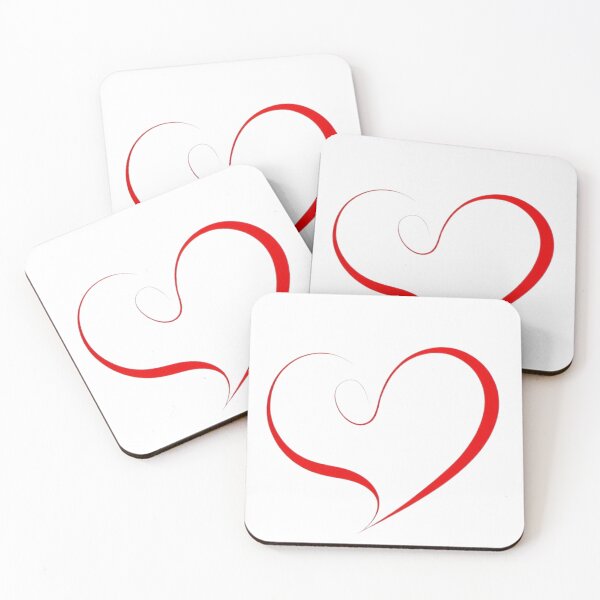 Item preview, Minimalist Red Heart Outline – Elegant Love Symbol for Romance & Passion designed and sold by IINSPIRA.