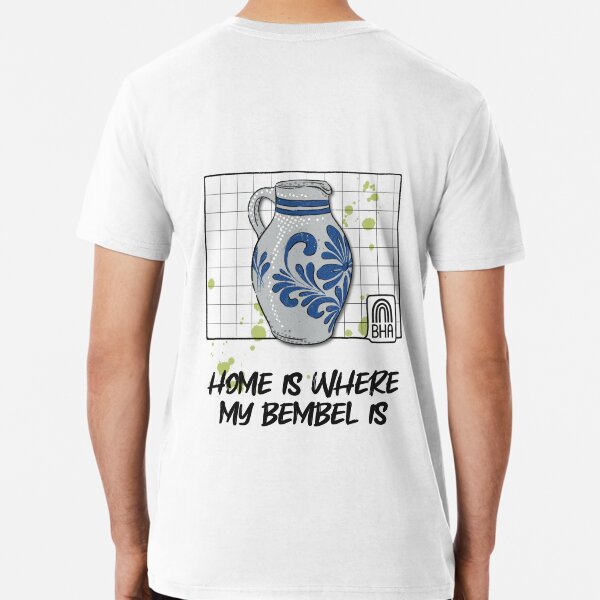 Item preview, No.1 RB - Home is where my Bembel is | Hesse, Bembel, wine, home designed and sold by BHA-.