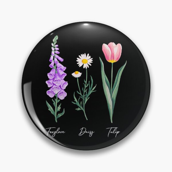 Item preview, Foxglove Daisy Tulip Subtle Floral Funny Political designed and sold by lidanmasi.