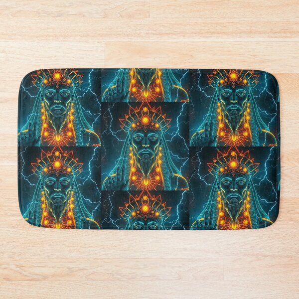 Item preview, Cyberpunk God of Lightning - Futuristic Hindu Mythology  designed and sold by Creativity Meets Healing.