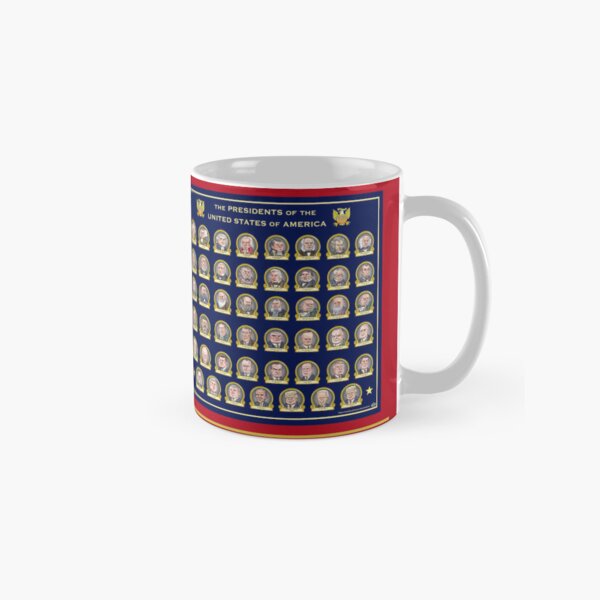 Presidents of the United States of America (Updated for 2025) Classic Mug