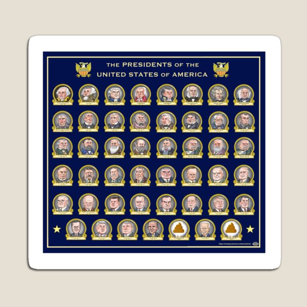 Presidents of the United States of America (Protest Version) Magnet
