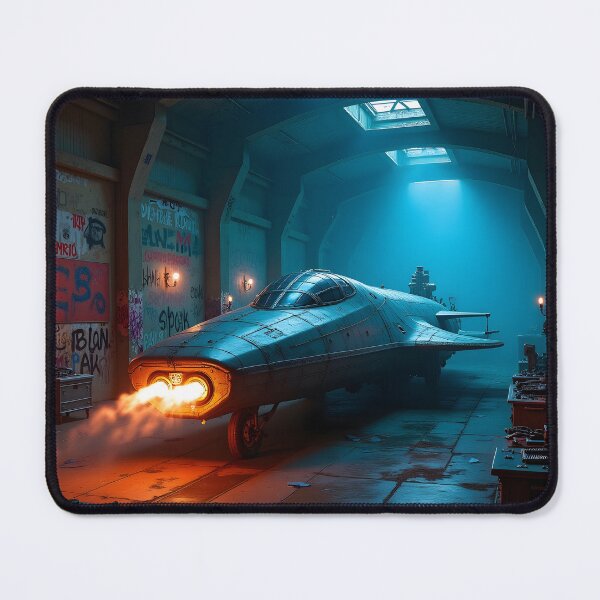 Item preview, Underground Hangar designed and sold by AlienInkvasion.