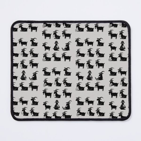 Item preview, silhouette illustrations showcasing goats designed and sold by 123ks.
