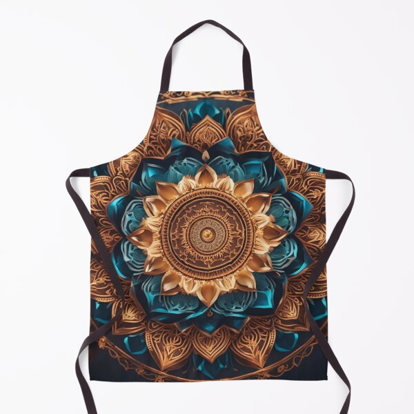 Item preview, Black, Blue & Golden Mandala Classical designed and sold by Sam-DesignMart.