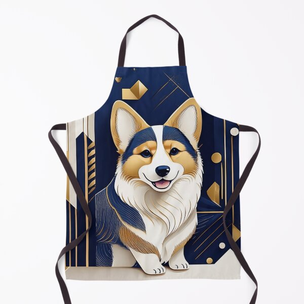 Item preview, Modern Geometric Corgi – Stylish Minimalist Art Print designed and sold by Rethrowback.