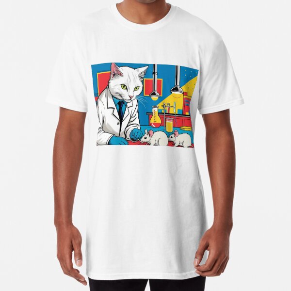 Item preview, The Real Lab Boss: Funny Cat Science Design designed and sold by The Science Network Store.