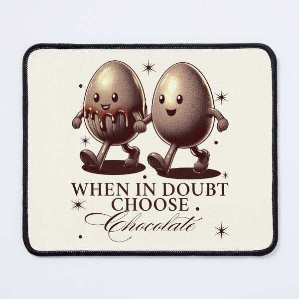 Item preview, When in doubt choose chocolate designed and sold by Peerless-Prime.