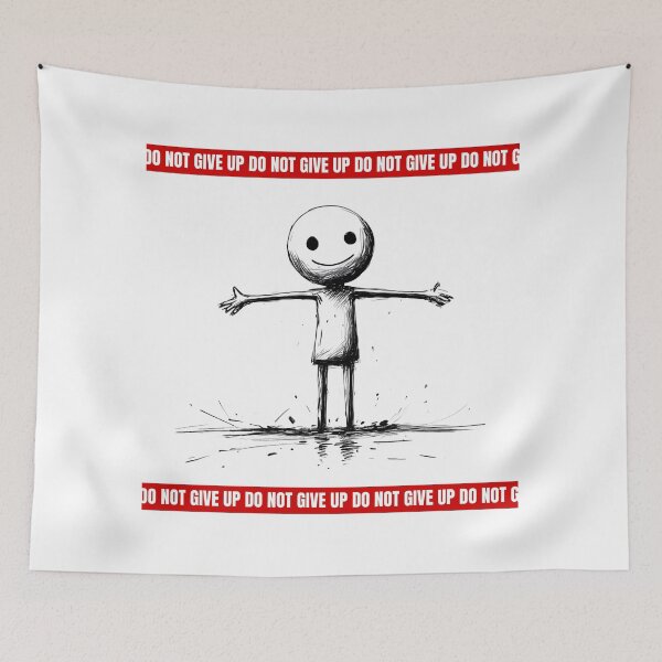 Item preview, Do not give up, simple graphics designed and sold by silent-violin.