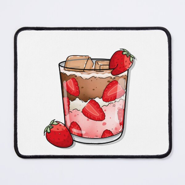 Item preview, Iced Strawberry Chocolate Latte designed and sold by Hello-Cuties.