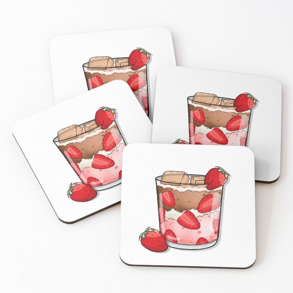 Item preview, Iced Strawberry Chocolate Latte  designed and sold by Hello-Cuties.