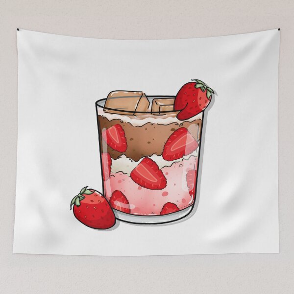Item preview, Iced Strawberry Chocolate Latte  designed and sold by Hello-Cuties.