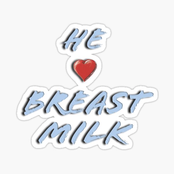 Item preview, He (Hearts) Breast Milk designed and sold by WordyDreams.