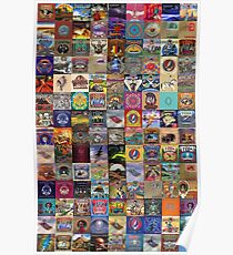 Grateful Dead Album Covers Poster