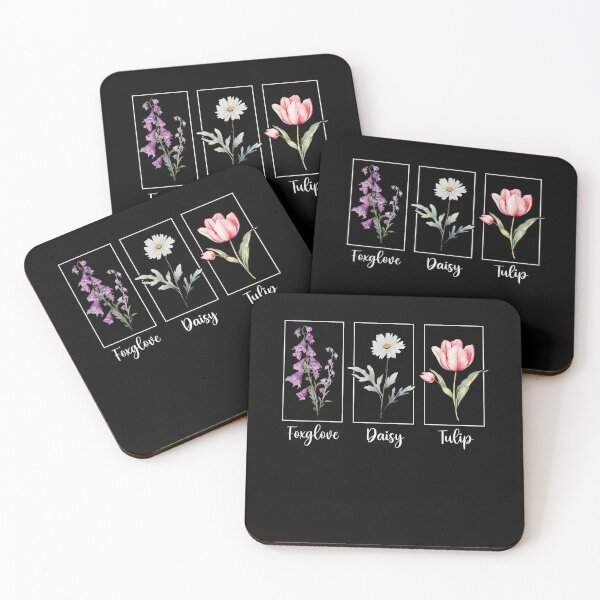 Item preview, Subtle Floral Foxglove Daisy Tulip Flowers designed and sold by lidanmasi.