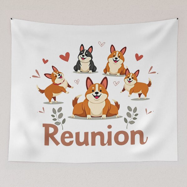 Item preview, Corgi Family Reunion – Unity & Joyful Togetherness designed and sold by zoughlal.