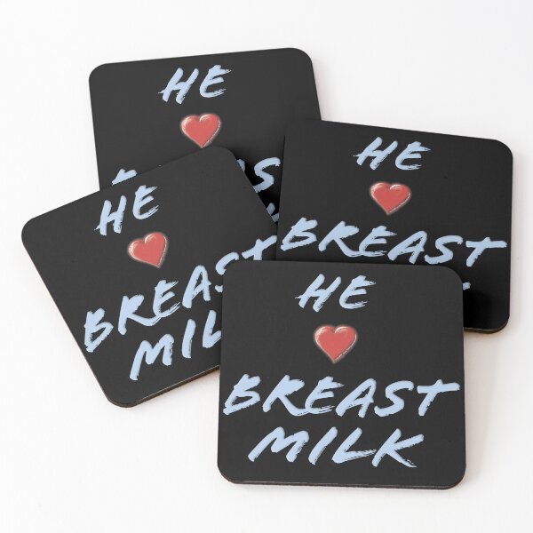 Item preview, He (Hearts) Breast Milk designed and sold by WordyDreams.