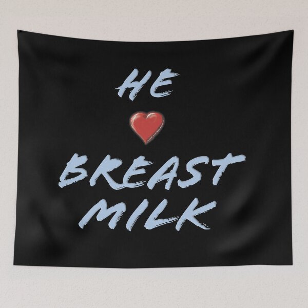 Item preview, He (Hearts) Breast Milk designed and sold by WordyDreams.