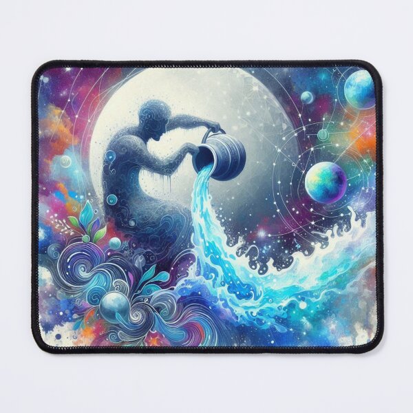 Item preview, Aquarius: Mystical Zodiac Design designed and sold by Whuritt.