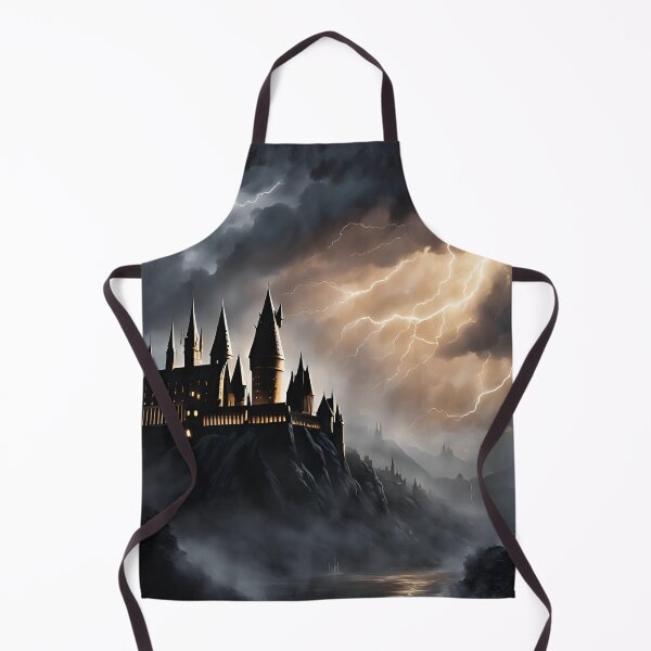 Item preview, Wizarding School Castle Under a Stormy Sky designed and sold by lazyflect.