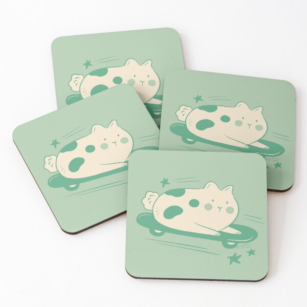 Item preview, Cool Rad Guinea Pig Hamster Skateboarding Retro Green designed and sold by Prajakta  Rao.