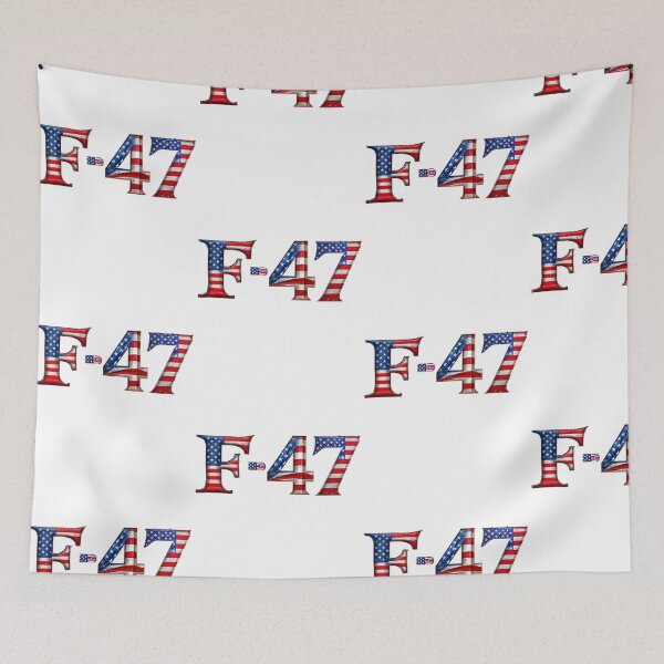 Item preview, F-47 Fighter Jet Merch – F 47 Bold Aviation Graphic USA F47 Aparrel designed and sold by 519xdesign.