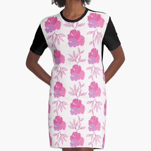 Vista previa del artículo con la obra «Estampado floral rosa», diseñado y vendido por chickflickcomfort.