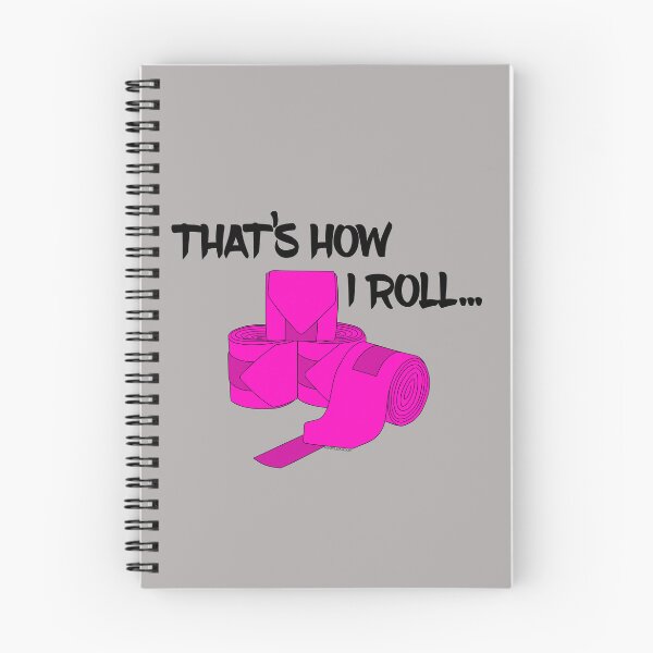 Item preview, That's How I Roll...Hot Pink Horse Leg Wraps designed and sold by DappledMoon.