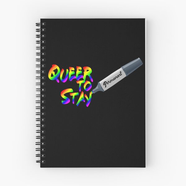 Item preview, Queer to Stay: A Bold Statement in Rainbow Colors designed and sold by FaitrixDesigns.