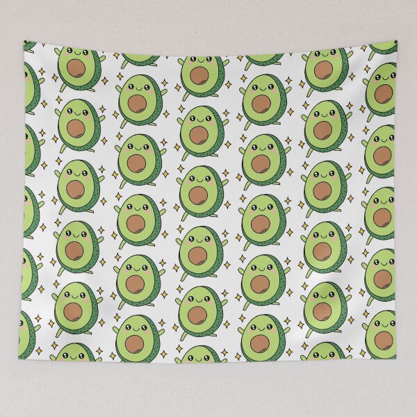 Item preview, Happy avocado - kawaii designed and sold by kstheladesigns.