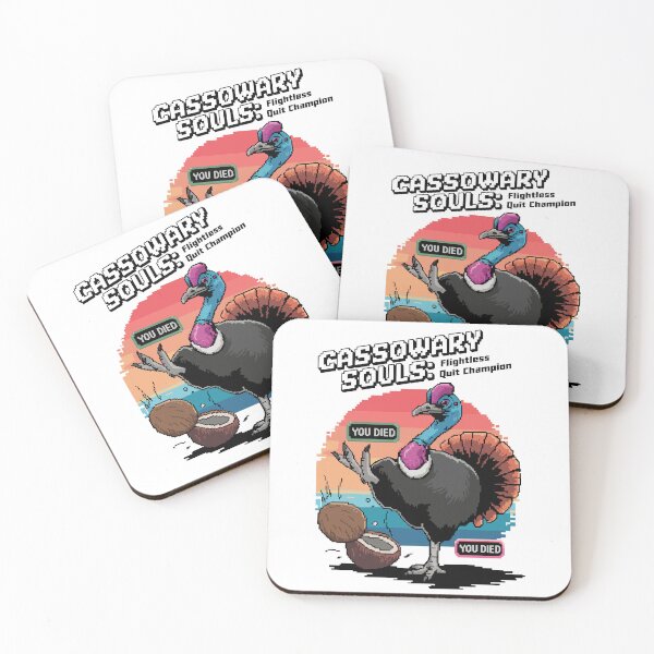 Item preview, Pixel Cassowary Souls: The Deathly Stride designed and sold by NaturePixel.