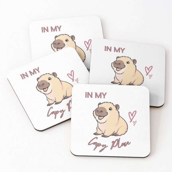 Item preview, In My Capy Place – Cute Kawaii Capybara Design designed and sold by amandaline.