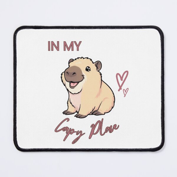 Item preview, In My Capy Place – Cute Kawaii Capybara Design designed and sold by amandaline.
