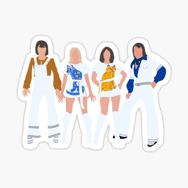 Vista previa del artículo con la obra «ABBA», diseñado y vendido por Olivia Powell Designs.