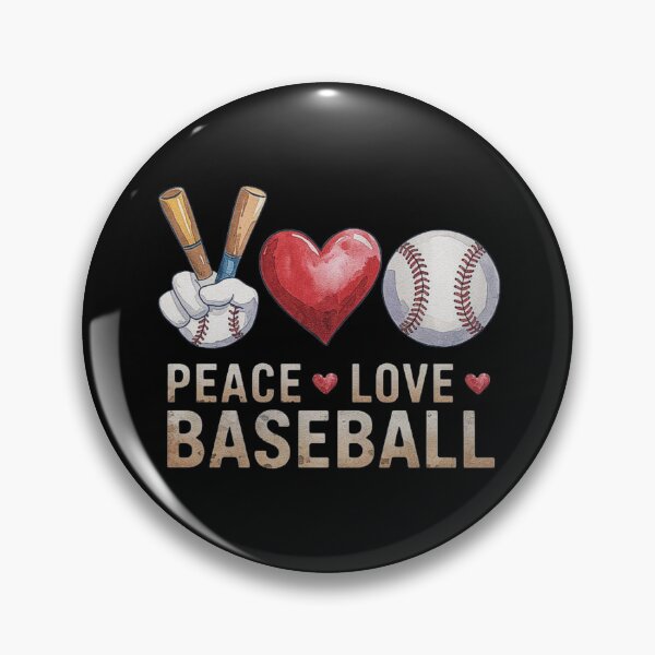 Artikelvorschau, Peace Love Baseball - Perfektes Design für Baseball-Fans entworfen und verkauft von love3617.
