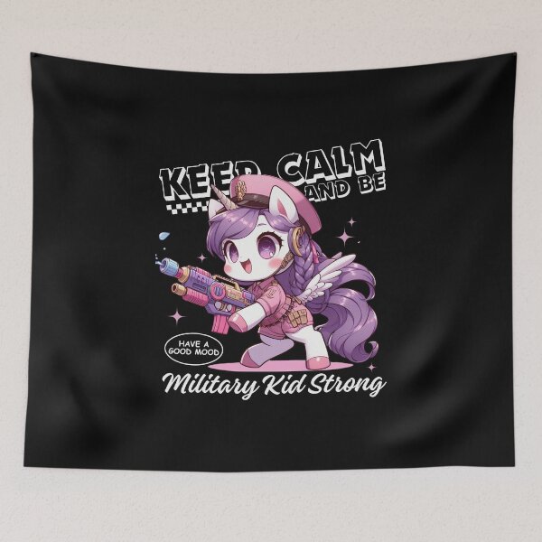 Item preview, Keep calm and be military kid strong designed and sold by Peerless-Prime.