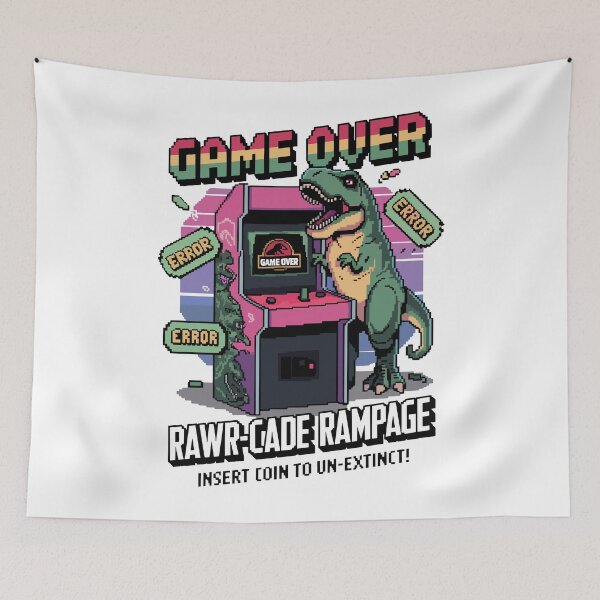 Item preview, Pixel Rawr-cade Rampage: The T-Rex Reboot designed and sold by NaturePixel.