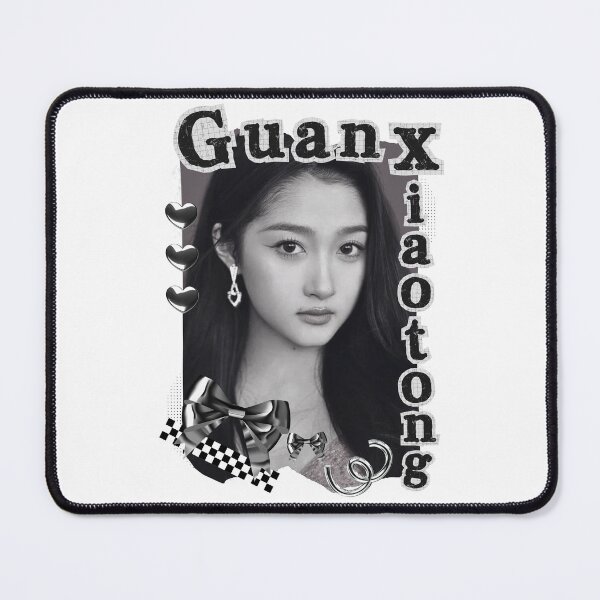 Item preview, Guan Xiao Tong Chinese Drama Actress Black and White Collage Design designed and sold by AJUNICE STUDIO.