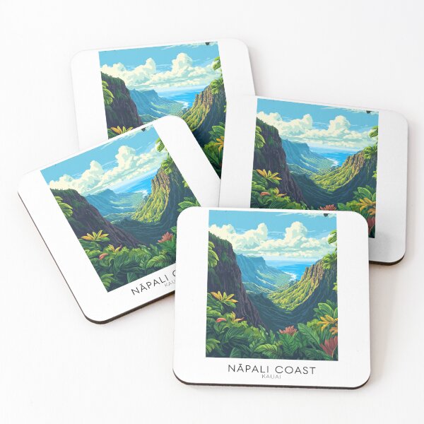 Item preview, Nā Pali Coast Kauai designed and sold by MisfitPrintsUs.