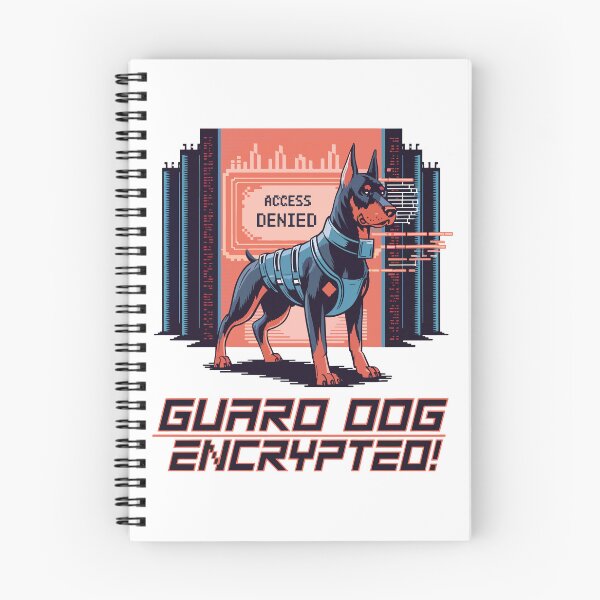 Item preview, Cyberpunk Doberman Guard Dog – Futuristic Security Companion designed and sold by NaturePixel.