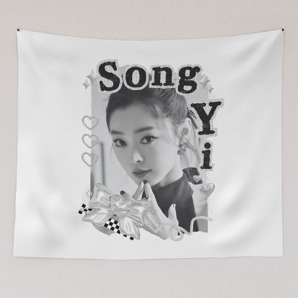 Item preview, Song Yi Chinese Drama Actress Black and White Collage Design designed and sold by AJUNICE STUDIO.
