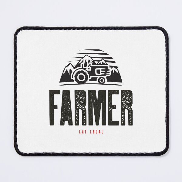 Item preview, “Farmer Eat Local T-Shirt - Support Local Farmers Tee - Farm Fresh Food Shirt for Locavores & Homesteaders” Farming t-shirt designed and sold by Kaehaniz.