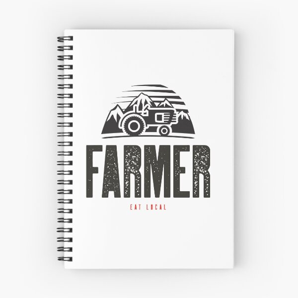 Item preview, “Farmer Eat Local T-Shirt - Support Local Farmers Tee - Farm Fresh Food Shirt for Locavores & Homesteaders” Farming t-shirt  designed and sold by Kaehaniz.