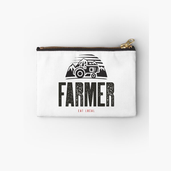 Item preview, “Farmer Eat Local T-Shirt - Support Local Farmers Tee - Farm Fresh Food Shirt for Locavores & Homesteaders” Farming t-shirt designed and sold by Kaehaniz.